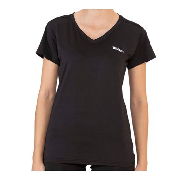 Playera Wilson para Mujer, Deportivo Negro Talla  EG
