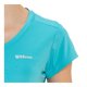 thumbnail image 3 of Playera Wilson para Mujer, Deportivo Azul Turquesa Talla G, 3 of 4