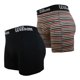 thumbnail image 2 of Bóxer Wilson para Hombre, Negro y Rayas 2 Piezas Talla G, 2 of 4