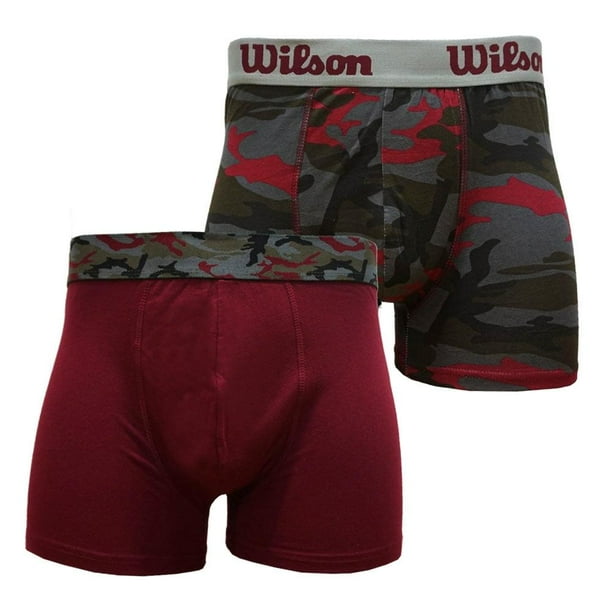 Bóxer Wilson para Hombre, Multicolor 2 Piezas Talla G