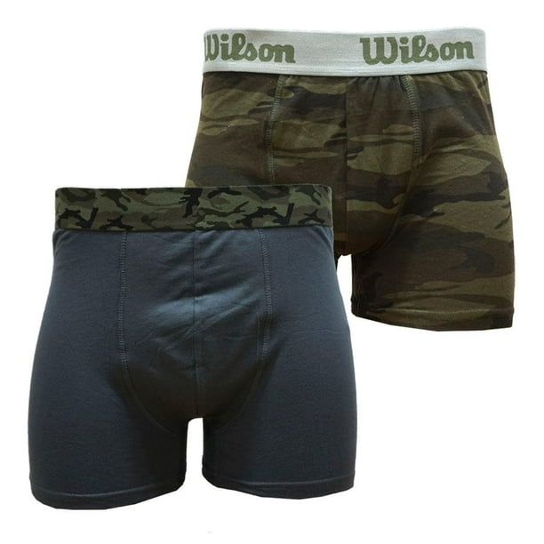 Bóxer Wilson para Hombre, Multicolor 2 Piezas Talla G