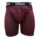thumbnail image 1 of Bóxer Wilson para Hombre, Vino Estampado Talla CH, 1 of 3