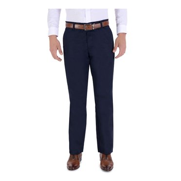 Pantalón Casual Yale para Hombre, Corte Slim Marino Talla 34