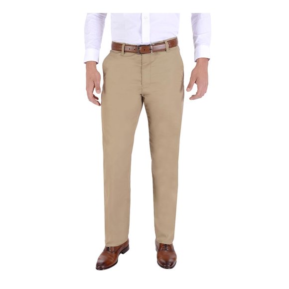 Pantalón Casual Yale para Hombre, Corte Slim Kaki Talla 30