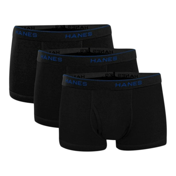 Bóxer Hanes Red Label para Hombre, Trunk Negro 3 Piezas Talla EG
