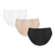 thumbnail image 2 of Pantaleta Hanes Cool Comfort para Mujer, Corte Francés Multicolor 3 Piezas Talla M, 2 of 4