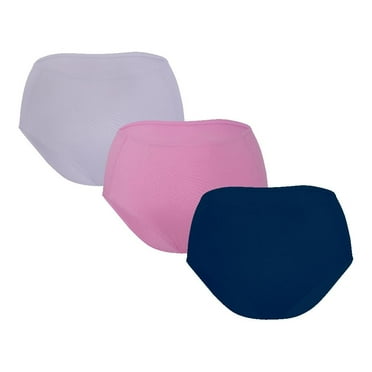 Pantaleta Hanes Panties para Mujer, Completa Colores Varios 3 Piezas Talla G/7