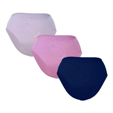 Pantaleta Hanes Panties para Mujer, Corte Francés Colores Varios 3 Piezas Talla M/6