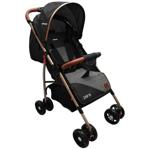Carriola Infanti Ligera y Plegable Negra