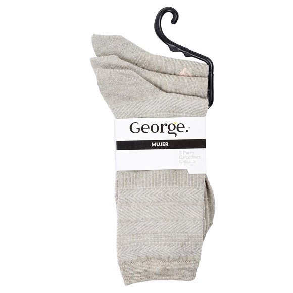 Calcetines George para Mujer, Kaki Unitalla