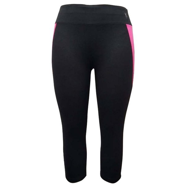 Capri Danskin Talla CH Deportivo Negro con Rosa