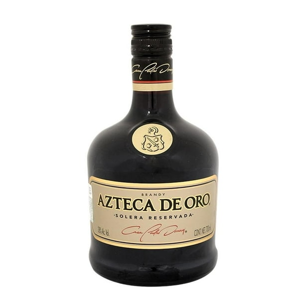 Brandy Azteca de oro Casa Pedro Domecq Solera Reservada 700 ml