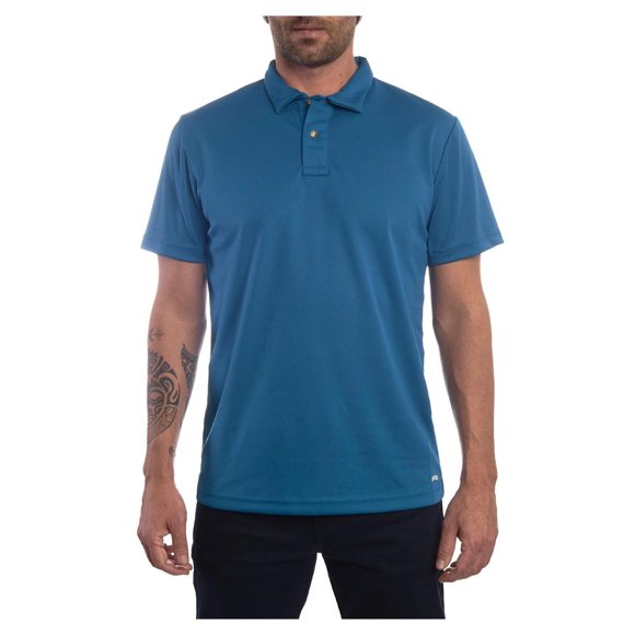 Playera Polo Riders Talla CH Manga Corta Azul Plumbago