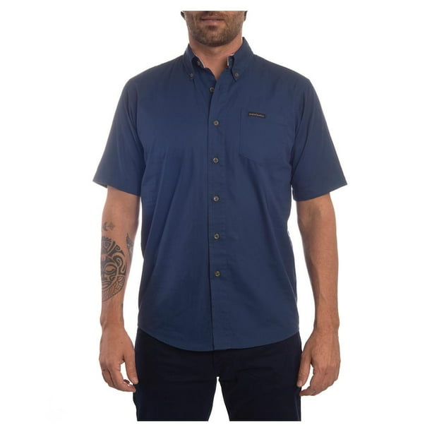 Camisa Riders Talla G Gabardina Azul