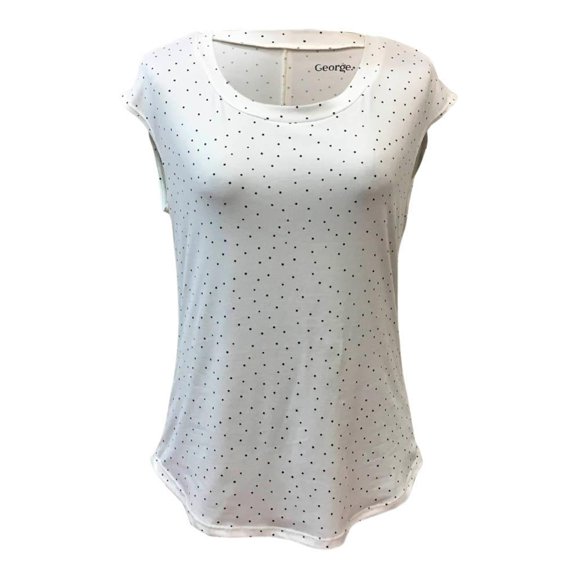 Blusa George Talla CH con Puntos Blanco