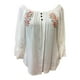 thumbnail image 1 of Blusa George Talla EG con Botones Blanco, 1 of 4