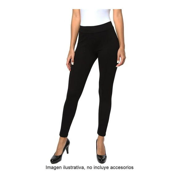 Legging George Talla 38 con Alforza al Frente Negro