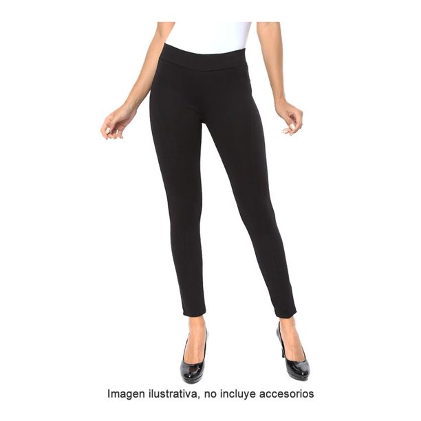 Legging George Talla 42 Corte Curvo Negro