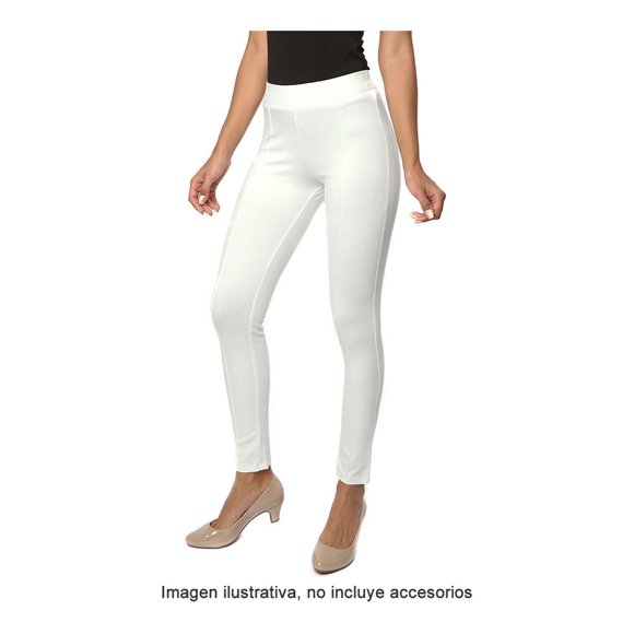 Legging George Talla EG con Alforza al Frente Hueso