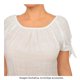 thumbnail image 3 of Blusa George Talla G Campesina Blanco, 3 of 4