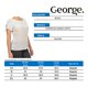 thumbnail image 4 of Blusa George Talla G Campesina Blanco, 4 of 4