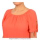thumbnail image 3 of Blusa George Talla M Campesina Coral, 3 of 4
