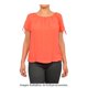 thumbnail image 1 of Blusa George Talla M Campesina Coral, 1 of 4