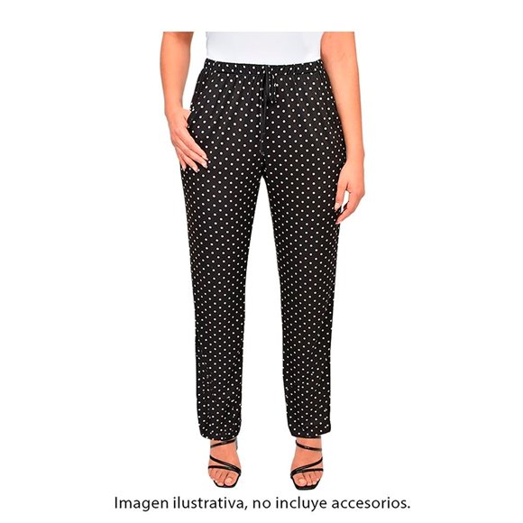 Pantalón George Talla EG Puntos Negro