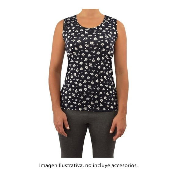 Blusa George Talla CH Flores Marino