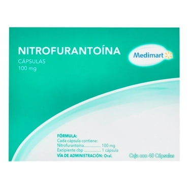 Nitrofurantoína Medimart 100 mg 40 cápsulas