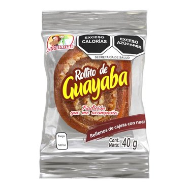 Rollito de guayaba Las Sevillanas rellenos de cajeta con nuez 40 g