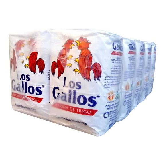 Harina de Trigo Los Gallos 10 pzas de 1 kg c/u