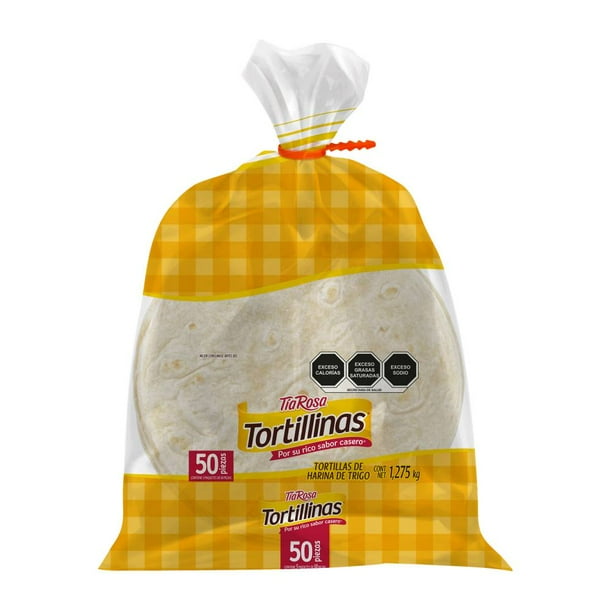 Tortillas de Harina Tía Rosa Tortillinas 50 pzas