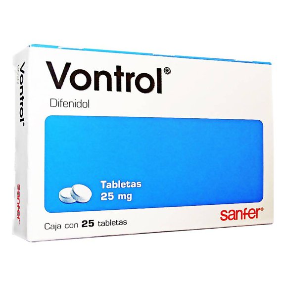 Vontrol 25 mg con 25 Tabletas