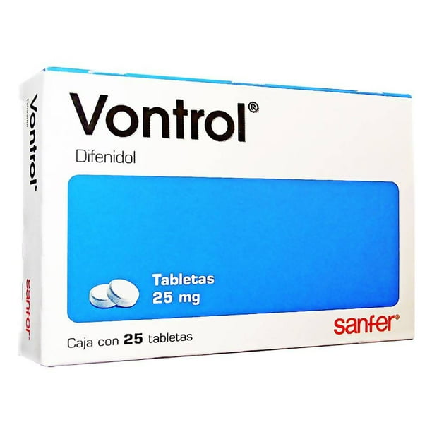 Vontrol 25 mg con 25 Tabletas