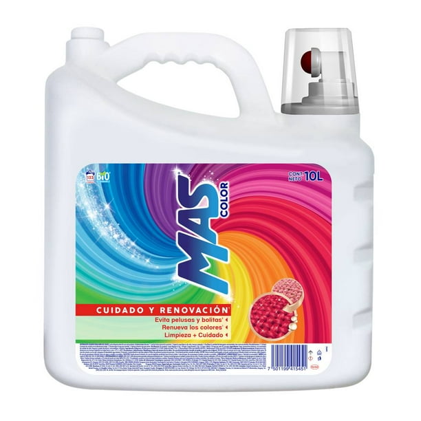 Detergente Líquido MAS Color 10 l