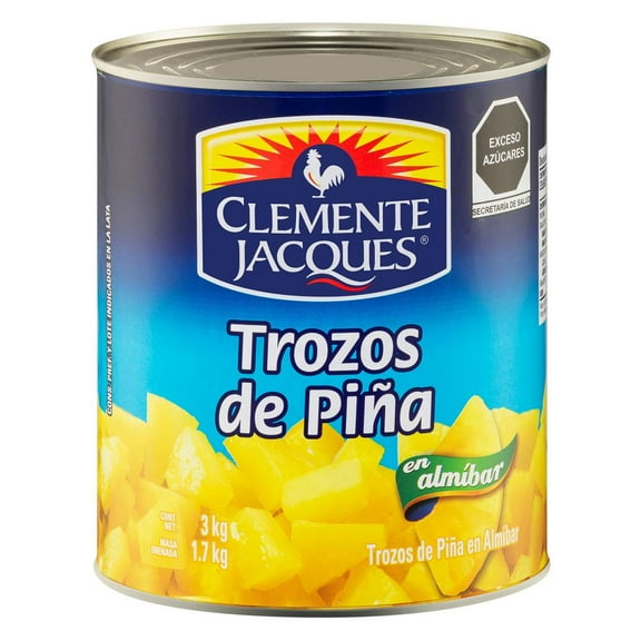 Piña en Almíbar Clemente Jacques en Trozos 3 kg