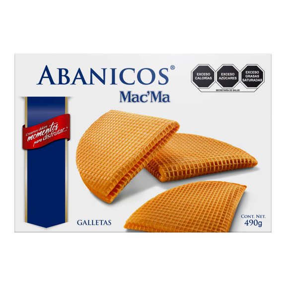 Galletas Mac'Ma Abánico 490 g