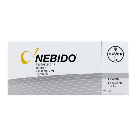 Nebido M 1000 mg/ 4 ml Solución Inyectable con 4 ml