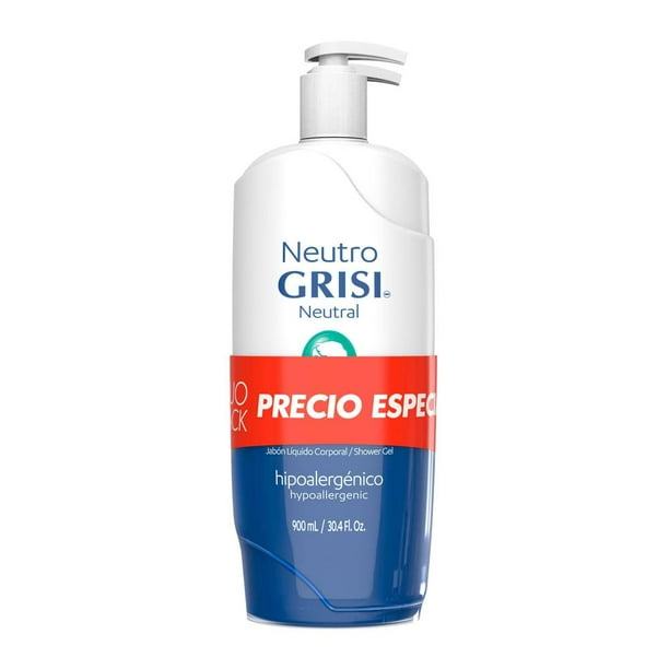 Jabón Corporal Grisi Neutro 2 pzas de 900 ml