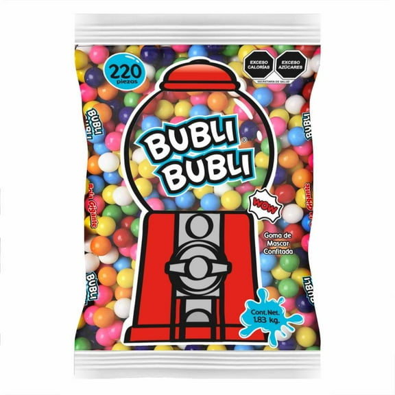 Goma de Mascar Bubli Bubli Bola Gigante 220 pzas