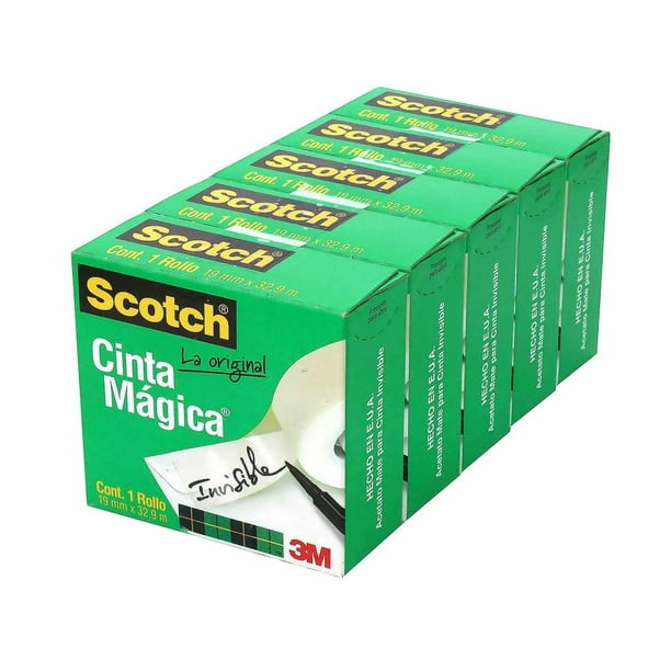 Cinta Mágica Scotch 3M 5 pzas