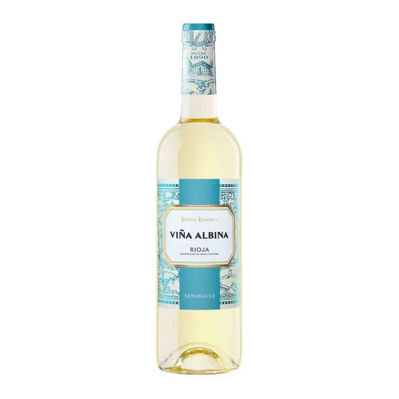 Vino Blanco Viña Albina Semidulce Bodegas Riojanas Rioja 750 ml