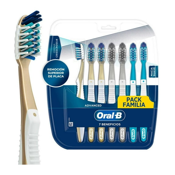 Cepillo Dental Oral-B Advanced 7 Beneficios 7 pzas