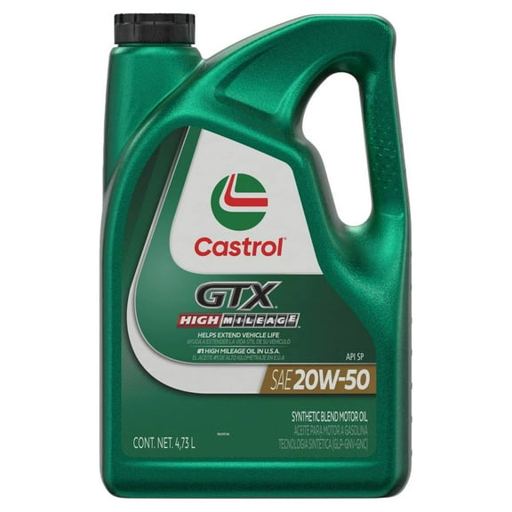 Aceite para Motor a Gasolina Castrol GTX SAE 20W-50 4.73 l