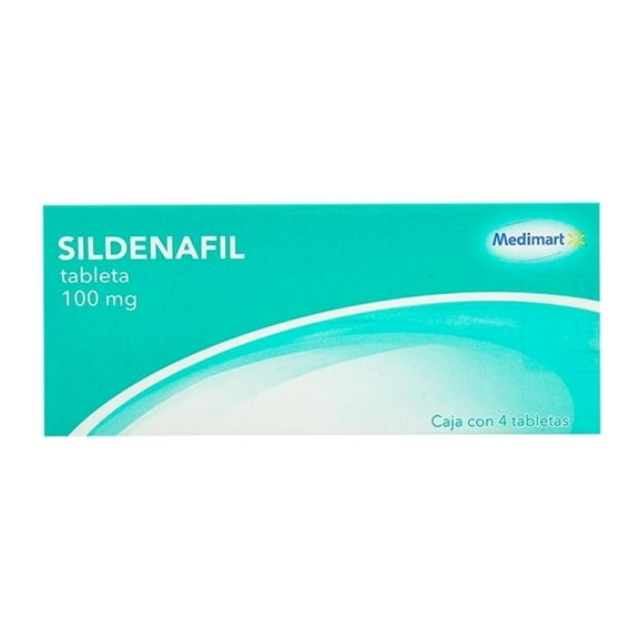 Sildenafil Medimart 100 mg 4 tabletas