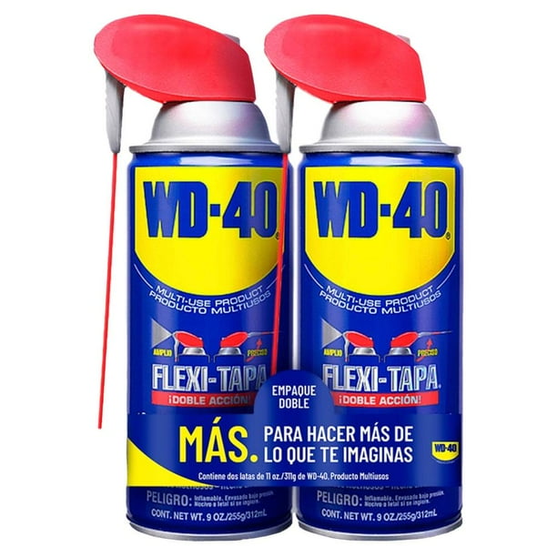 Lubricante Multiusos WD-40 2 pzas de 255 g