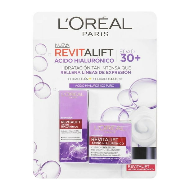 Ácido Hialurónico L'Oréal Revitalift 2 pzas