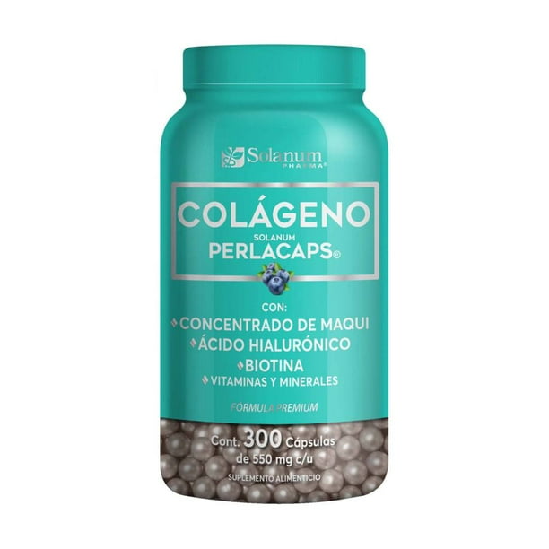 Colágeno Solanum Pharma Perlacaps 300 Cápsulas de 550 mg c/u