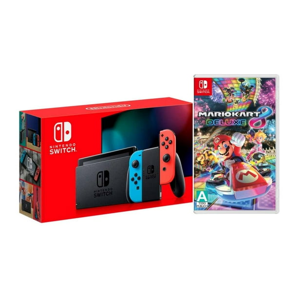 Consola Nintendo Switch Neon 1.1 + Mario Kart 8 Deluxe